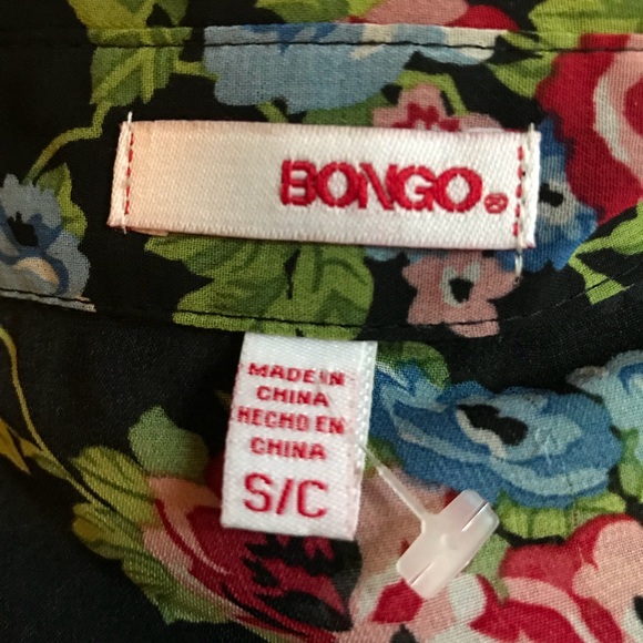 BONGO Sheer Waist Tie Top Retro 90s - Picture 7 of 8